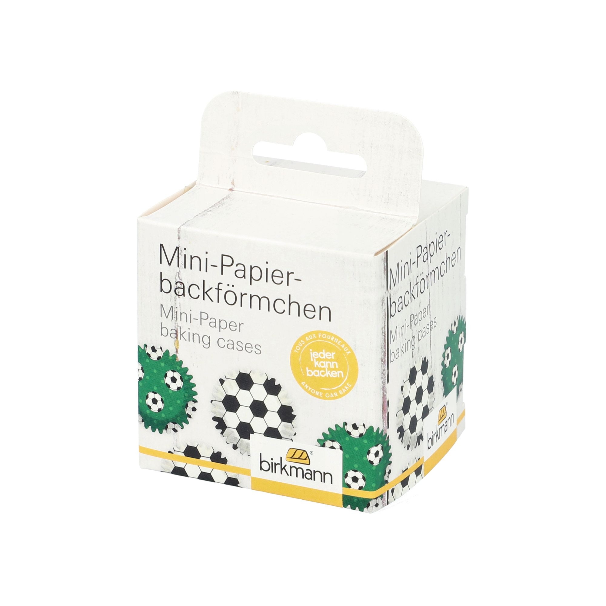 Birkmann - Papierbackförmchen Fußball - Ø 7 cm - 100 Stück