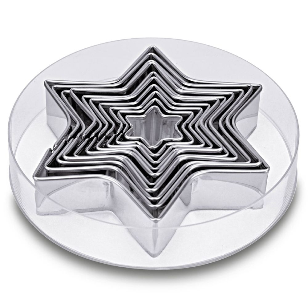 Städter - Ausstecherset Sterne 3–12 cm - Set 10-teilig