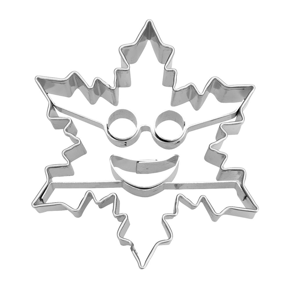 Städter - Prägeausstecher Eiskristall mit Gesicht - 6 cm