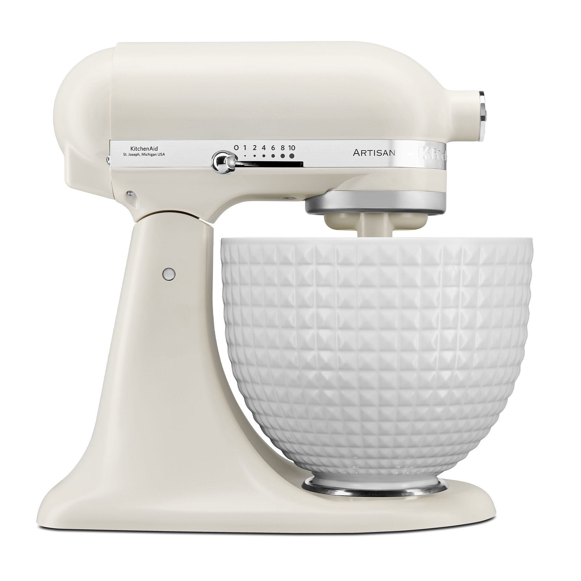 KitchenAid - Artisan Stand Mixer 5KSM156CXEPL - MONOCHROME WHITE