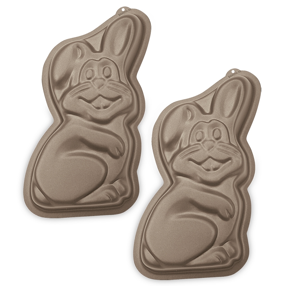 Städter - Motivbackform - Herr Hase Mini - 12 x 3 cm - 2 Stück - 150 ml