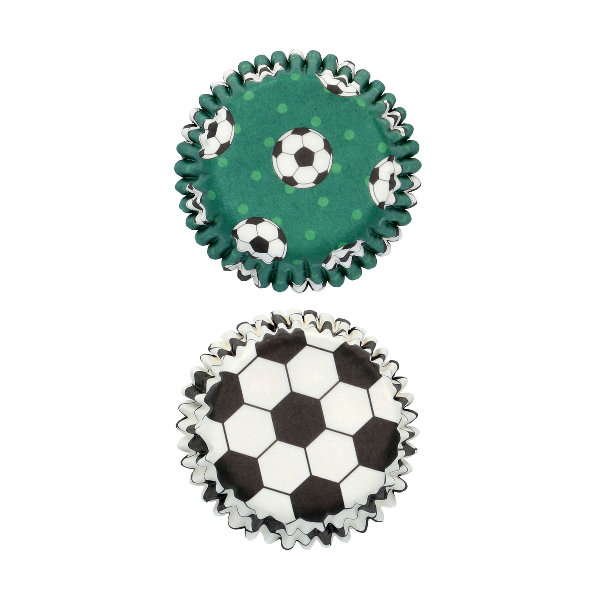 Birkmann - Papierbackförmchen Fußball - Ø 7 cm - 100 Stück