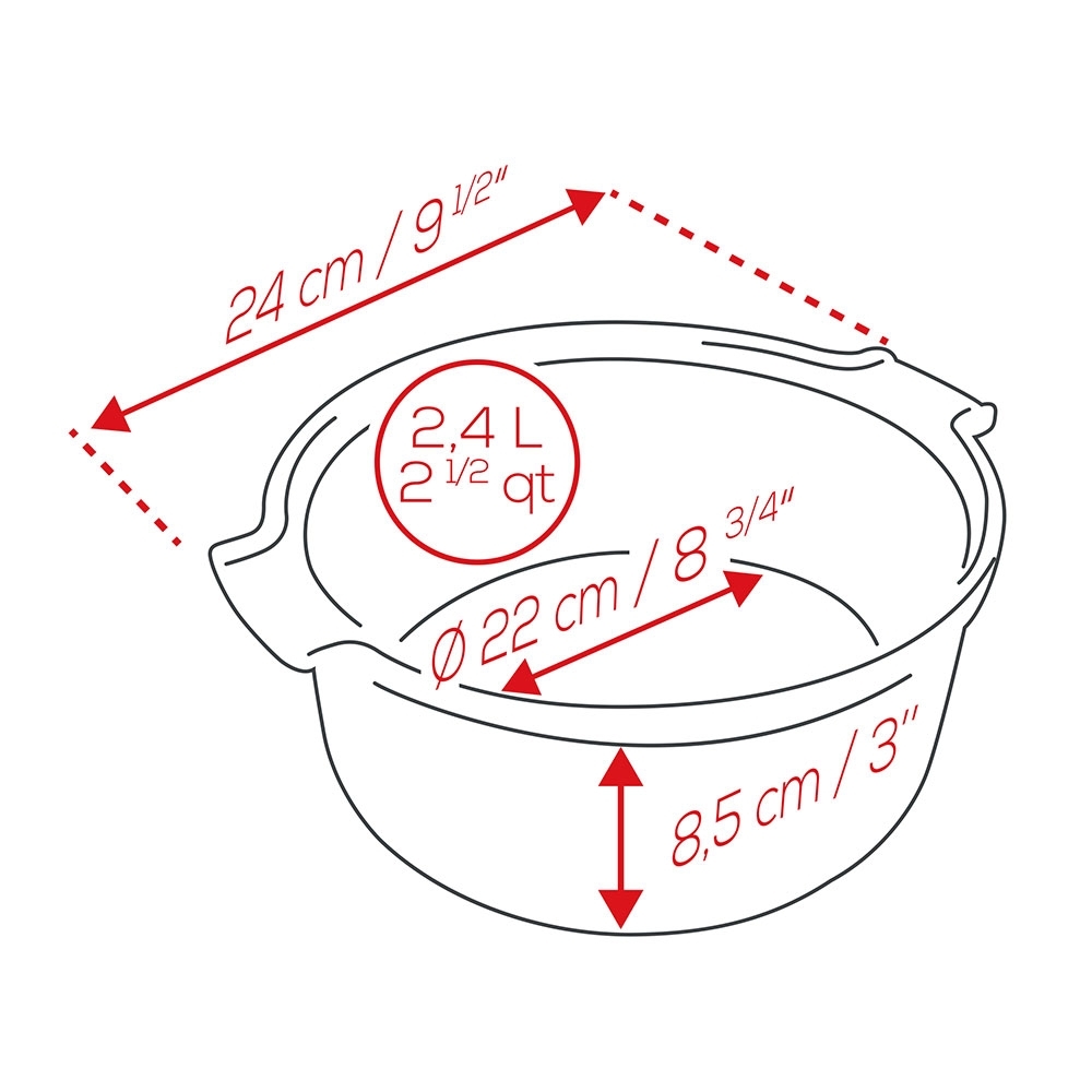 Peugeot Appolia - Soufflé dish Ø22 cm