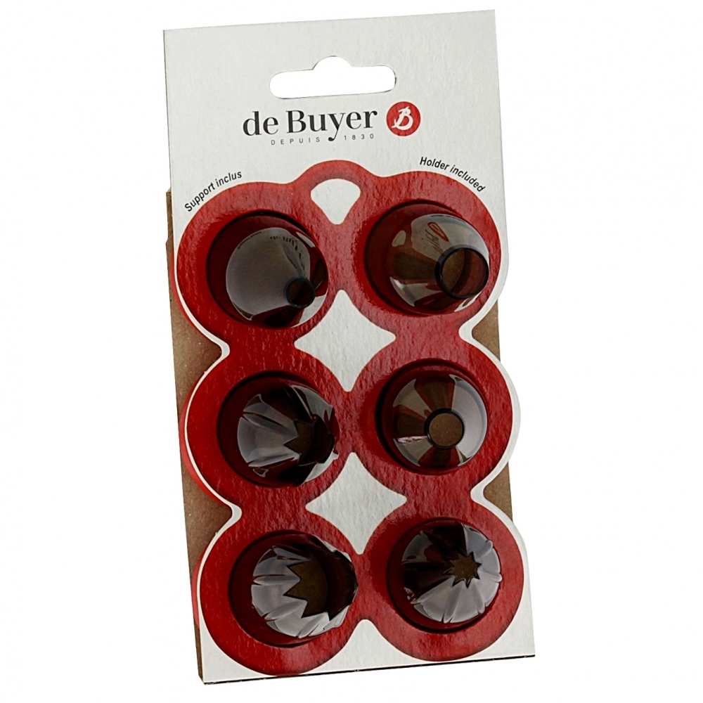 de Buyer - Satz von 6 Garniertüllen Set CLASSIC de Buyer - Satz von 6 Garniertüllen Set CLASSIC