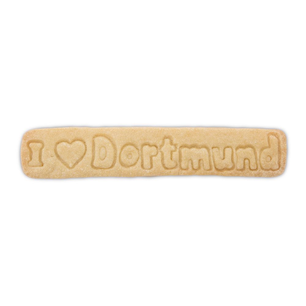 Städter - Cookie cutter I Love Dortmund - 13 cm