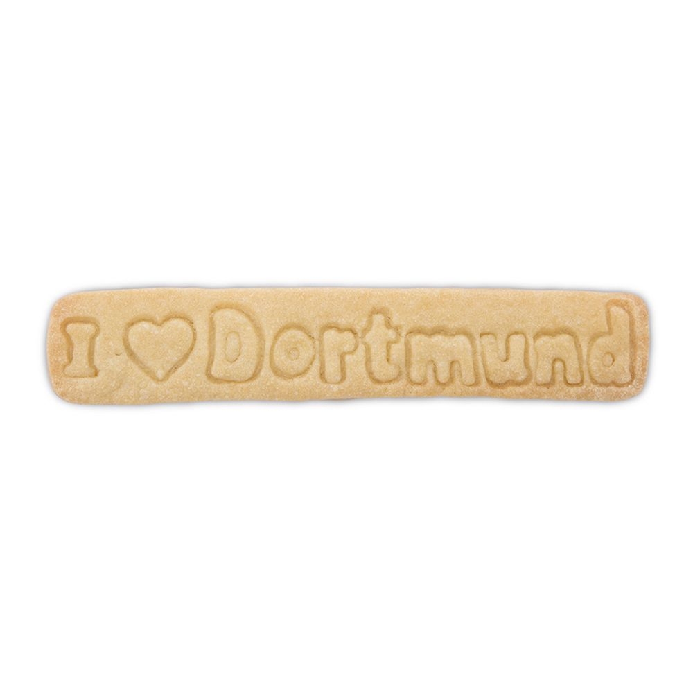 Städter - Prägeausstecher I love Dortmund - 13 cm