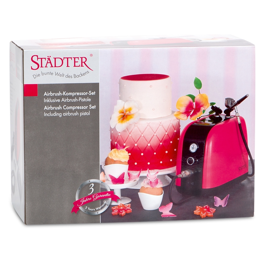 Städter - Airbrush-Kompressor -Set 10-teilig