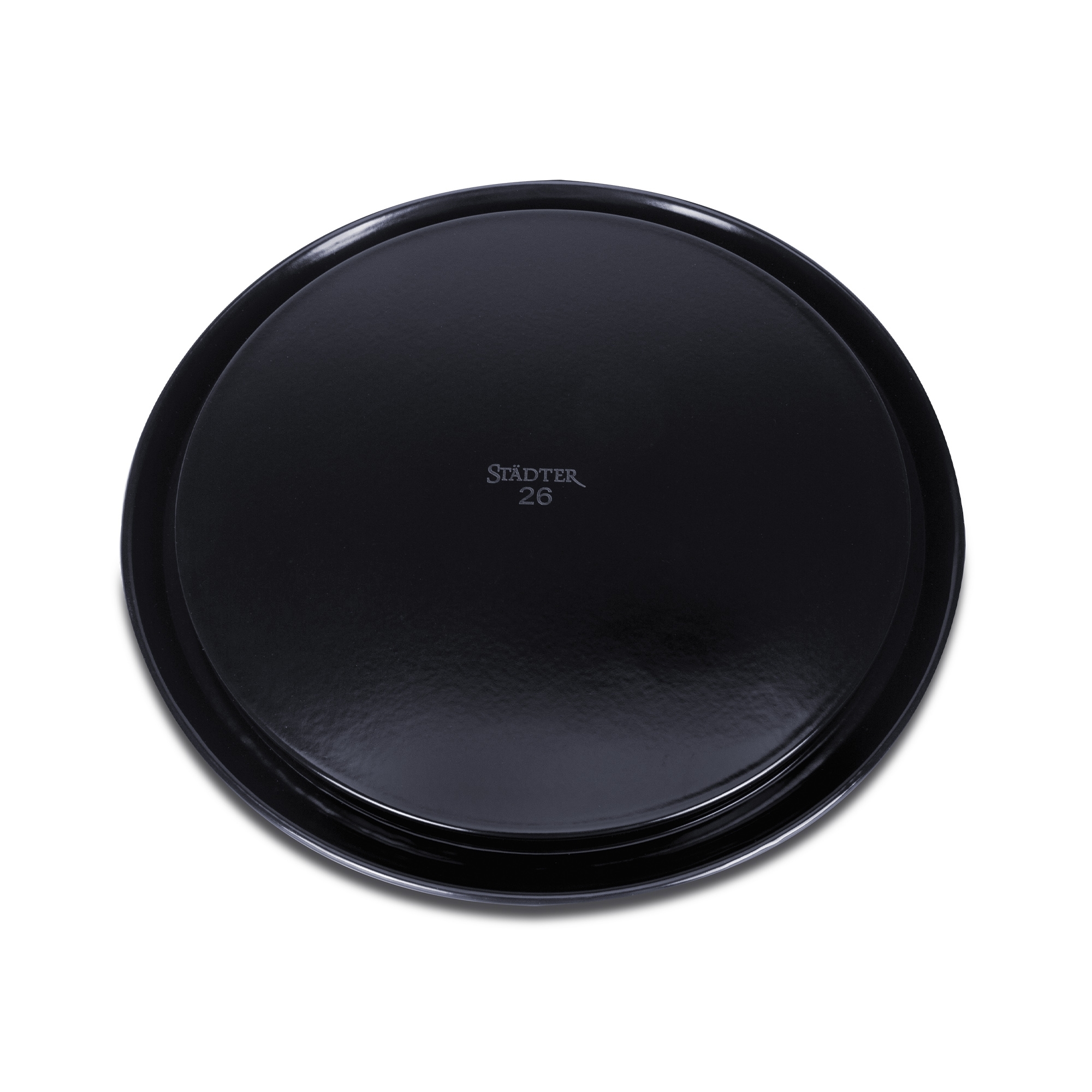 Städter - We-Love-Baking - Springform mit Flachboden - Black Edition - ø 26 cm / H 7 cm / 4.000 ml