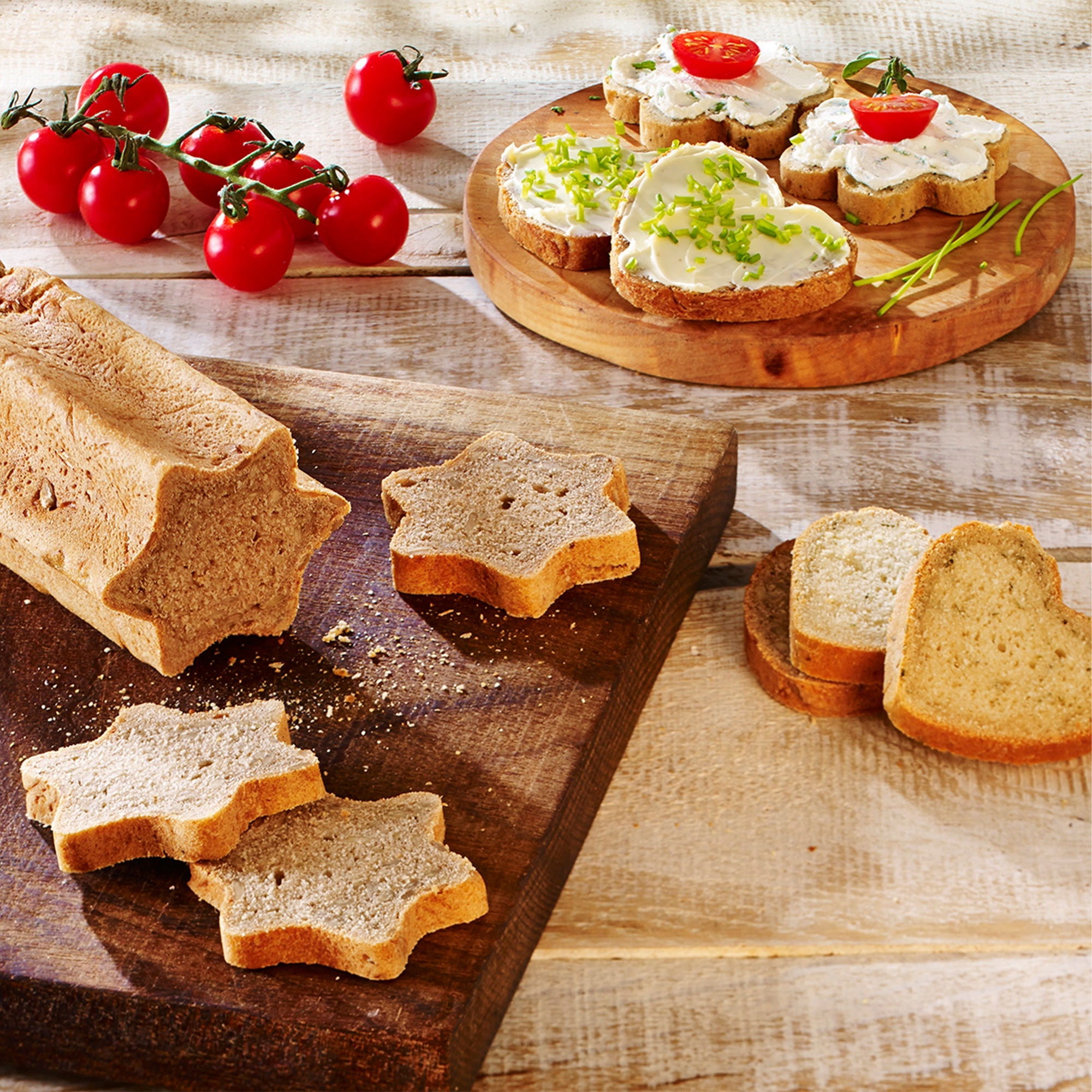 Birkmann Bread Buddies Partybrotbackröhre in Blumenform