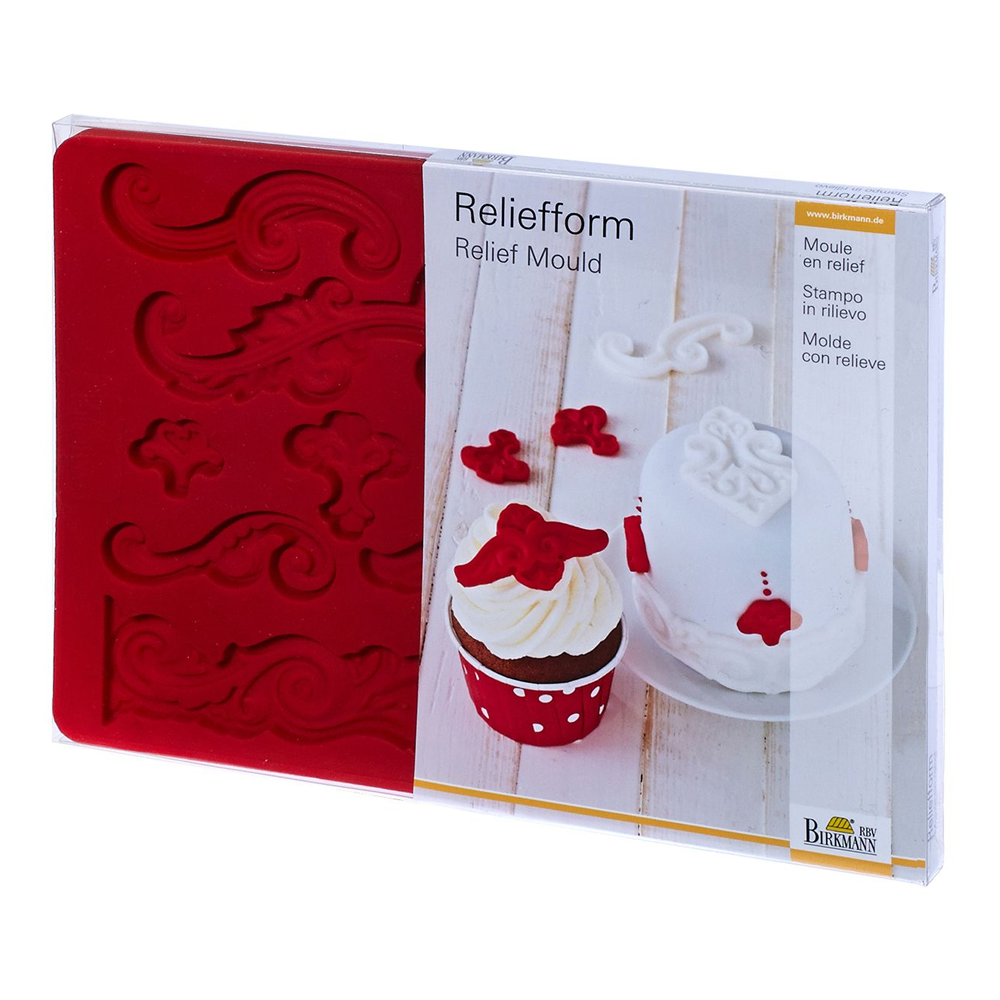 BR Relief mold ornaments, silicone