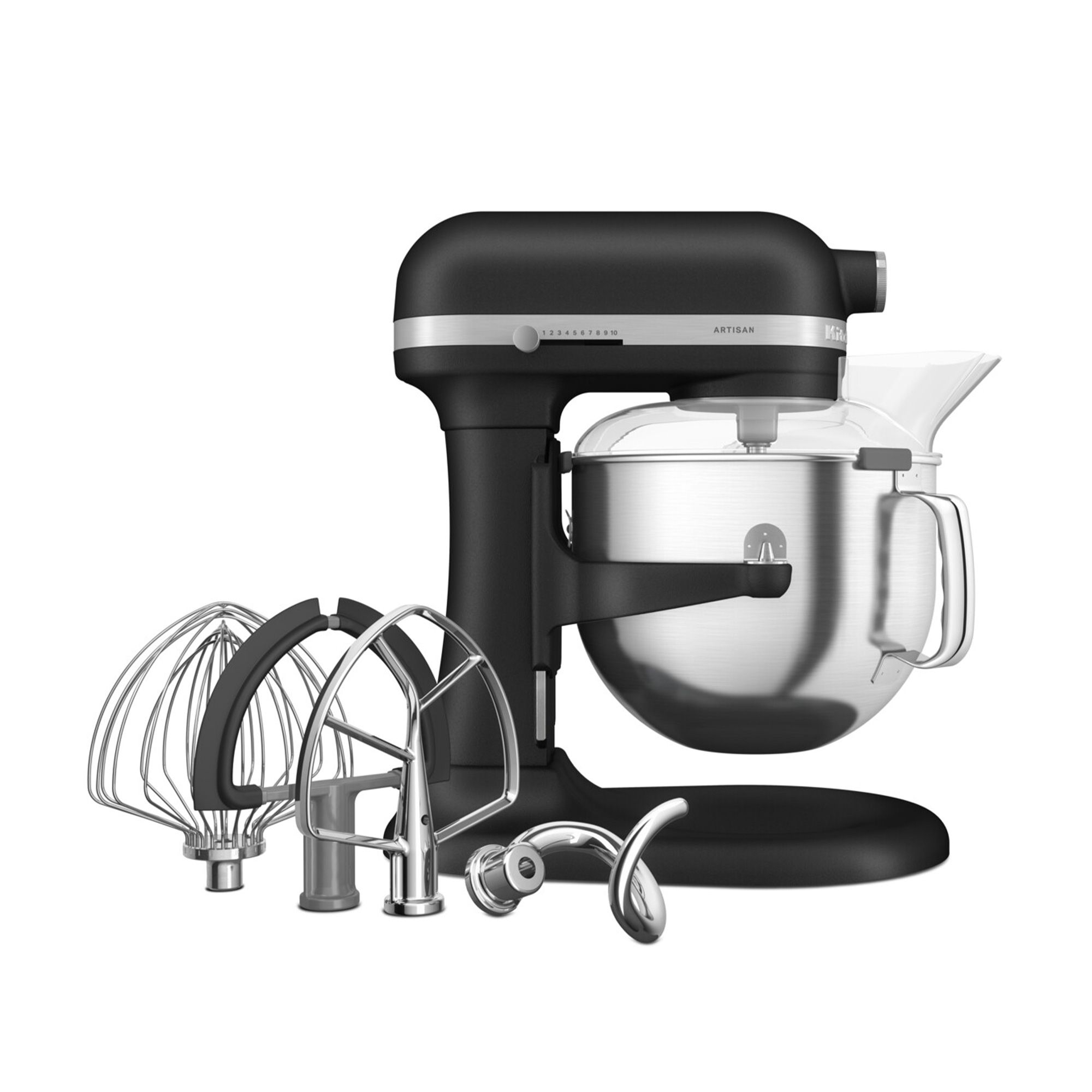 KitchenAid - Küchenmaschine 6,6 L Artisan - Gusseisen Schwarz