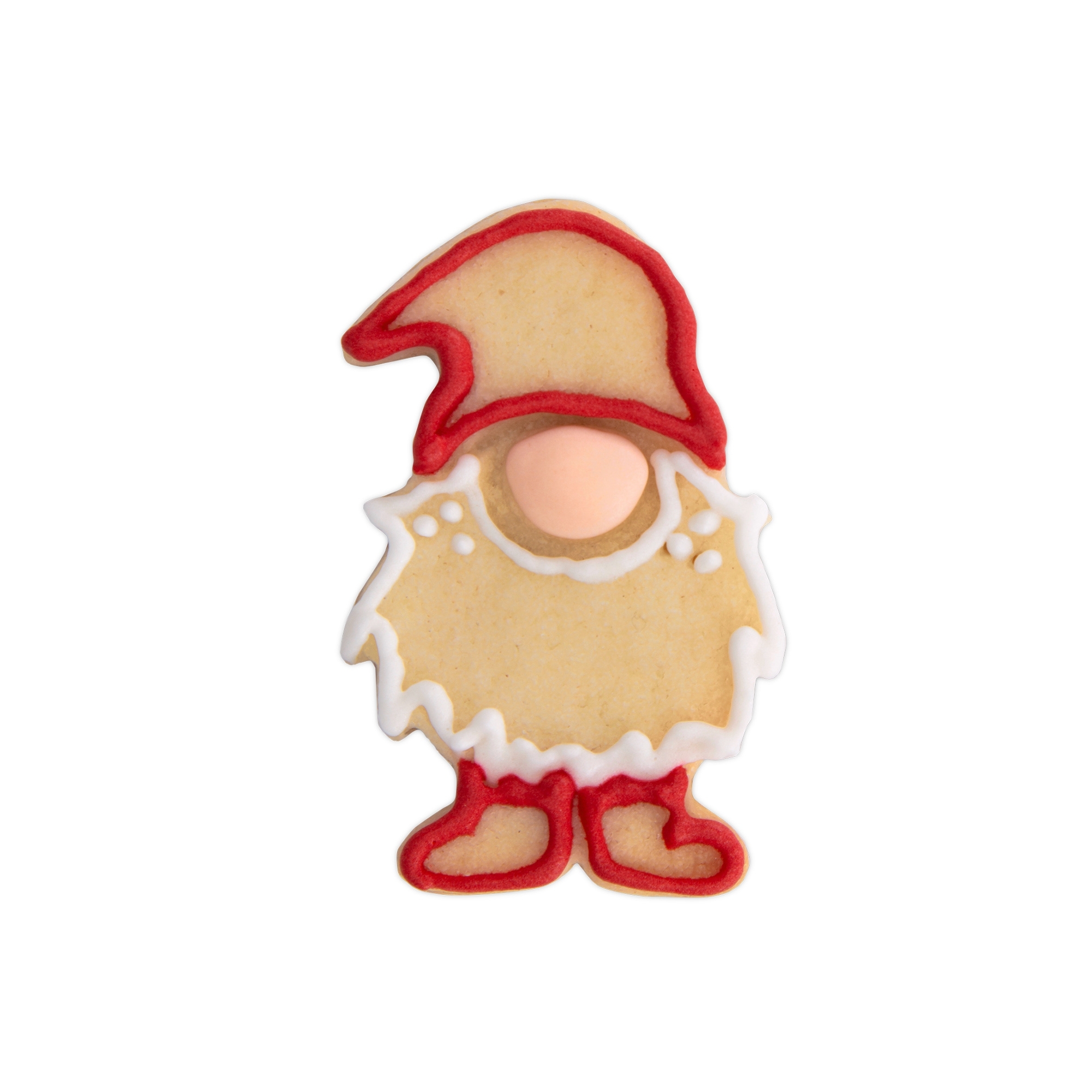 Städter - Embossing cookie cutter elf - 6 cm - red Städter - Embossing cookie cutter elf - 6 cm - red