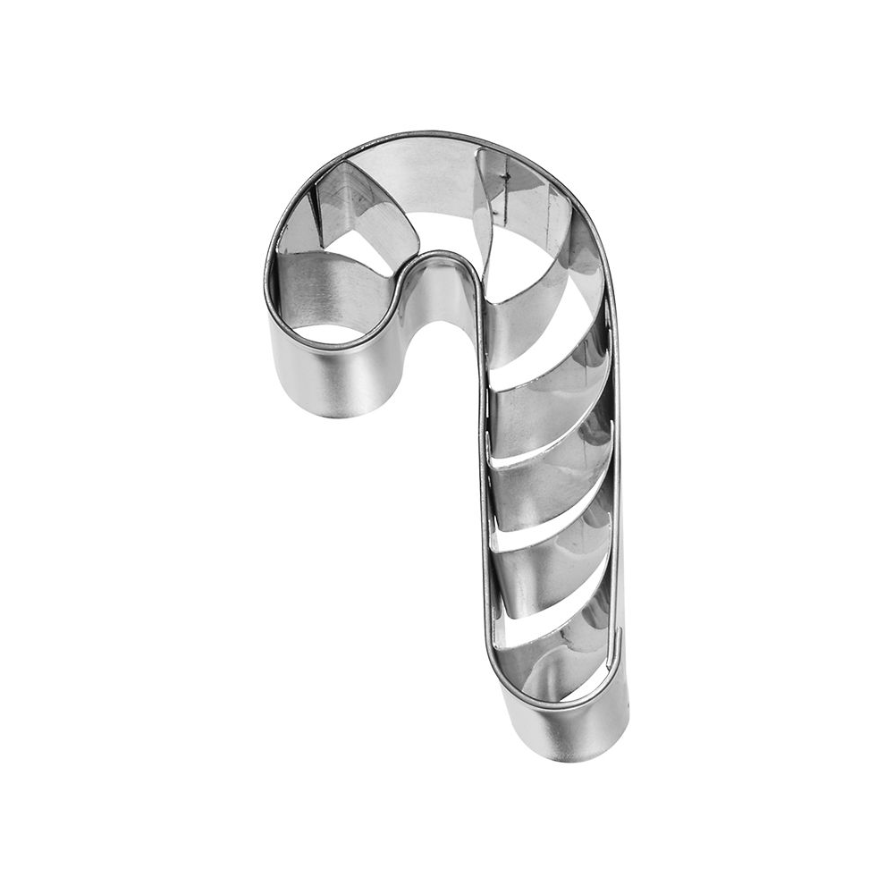 Birkmann - Candy Cane with inside embossed 7 cm Birkmann - Candy Cane with inside embossed 7 cm