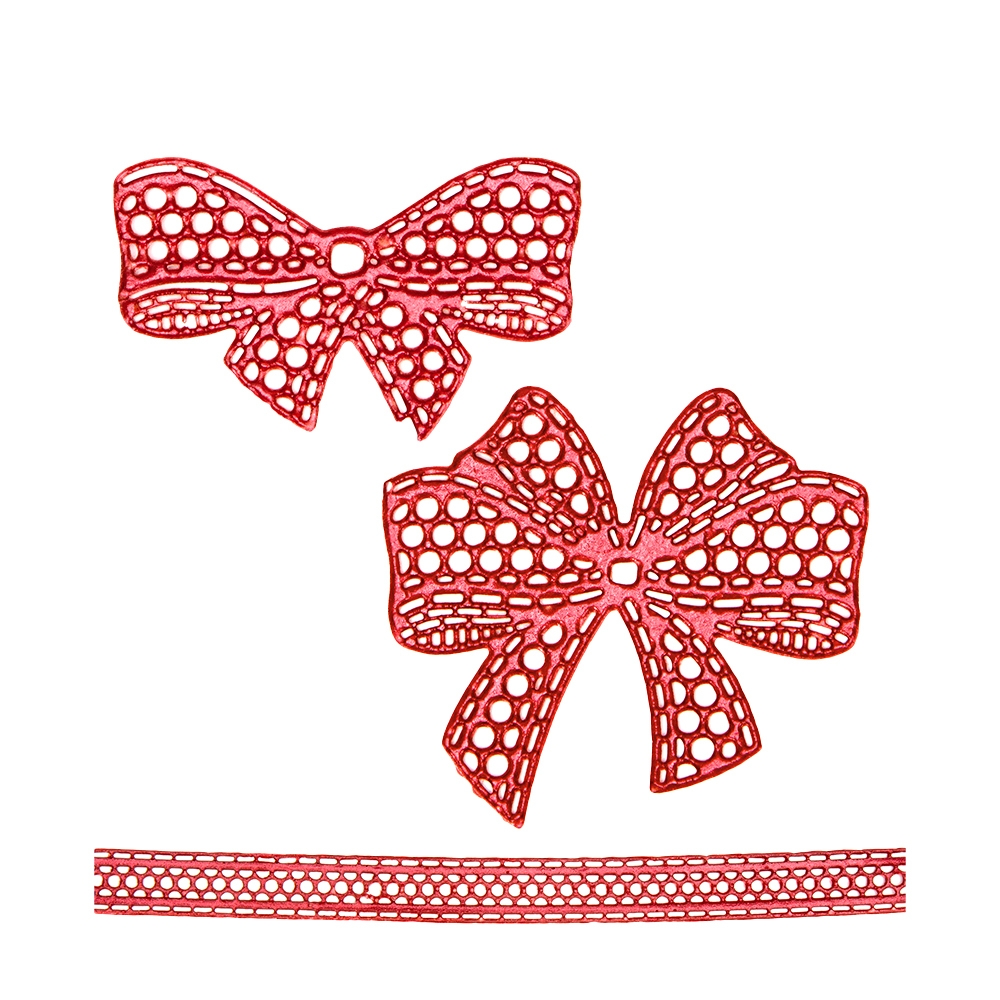 Städter - Cake lace mould Ribbon - 39,5 x 8 cm -  Silicone