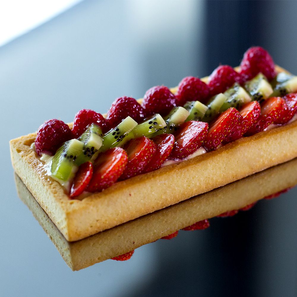 de Buyer - Rectangle perforated tart ring - 2 cm - Valrhona