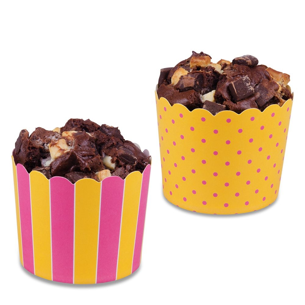 Städter - cupcake baking pan - 12 pieces - different patterns