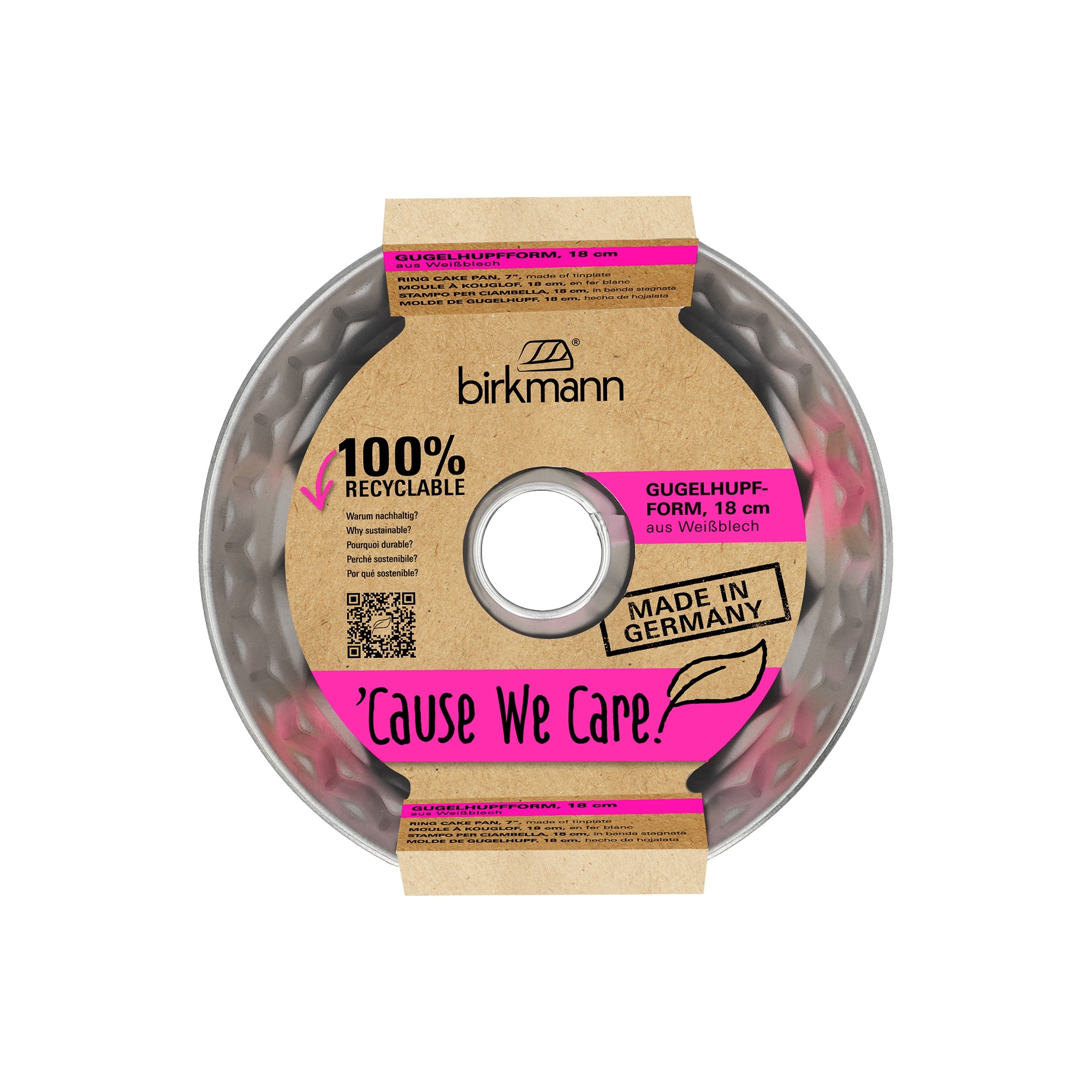 Birkmann - Gugelhupfform Ø 18 cm - Cause We Care