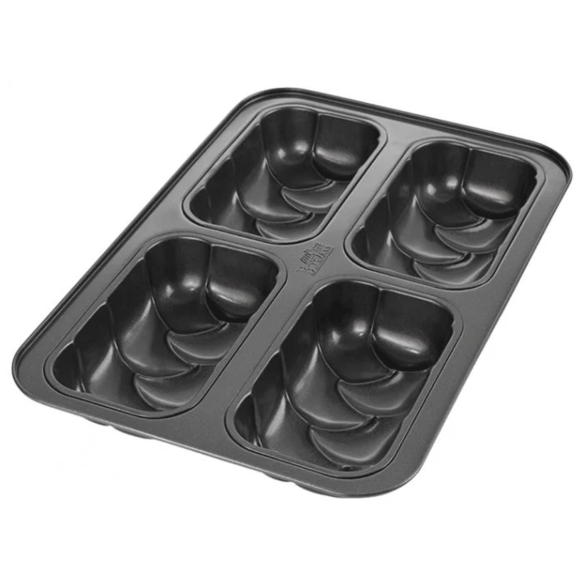 Birkmann RBV Mini-Hefezopfblech 4-fach Antihaftform