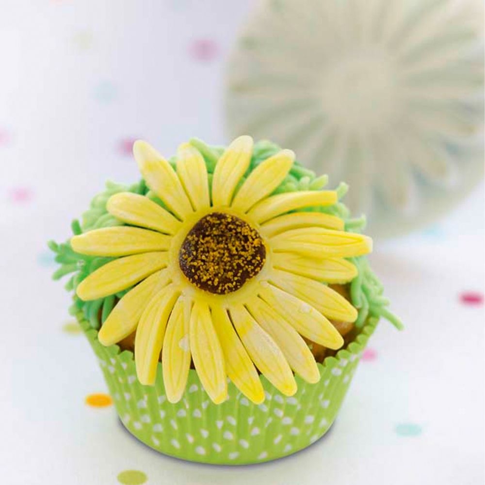 Städter - Ausstecher mit Auswerfer Sonnenblume / Gerbera - Weiß - verschiedene Größen