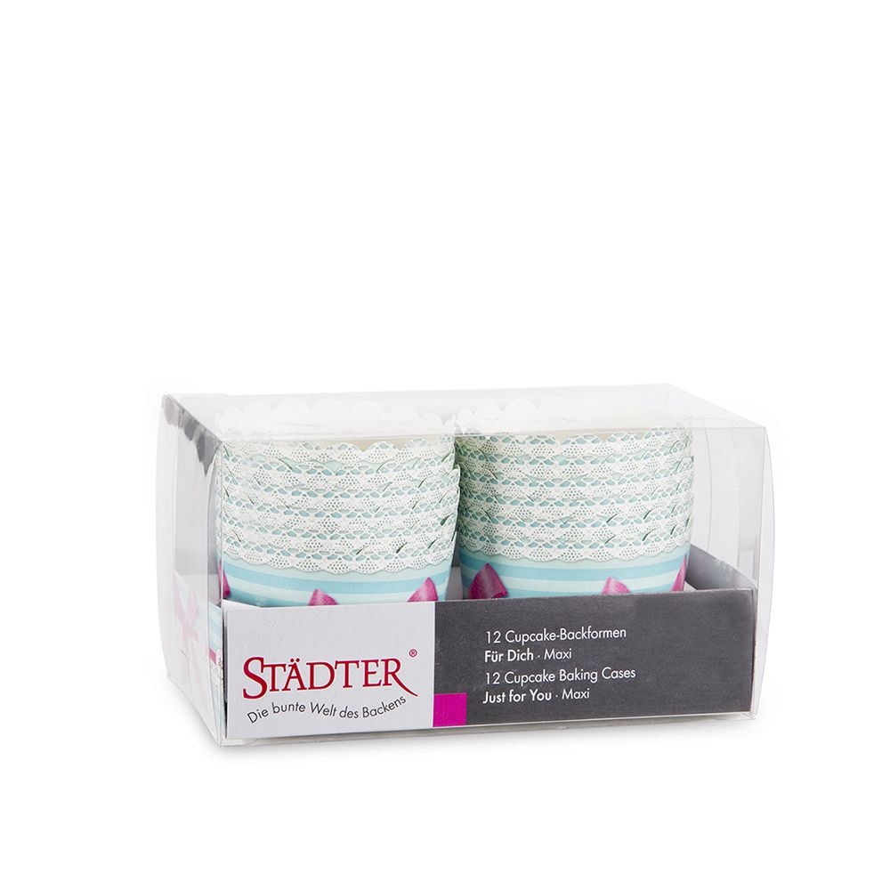 Städter - cupcake baking pan - 12 pieces - different patterns