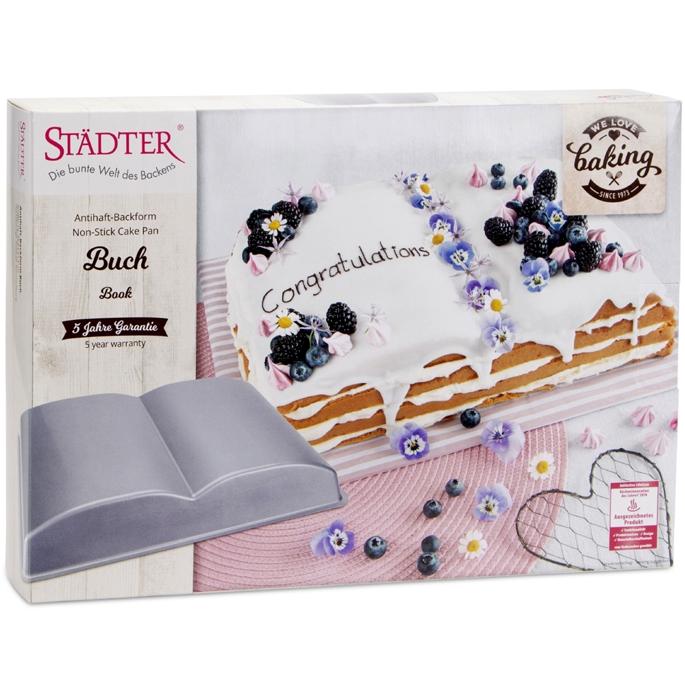 Städter - We Love Baking Buch - 35 x 24,5 x 5,5 cm - 4.000 ml