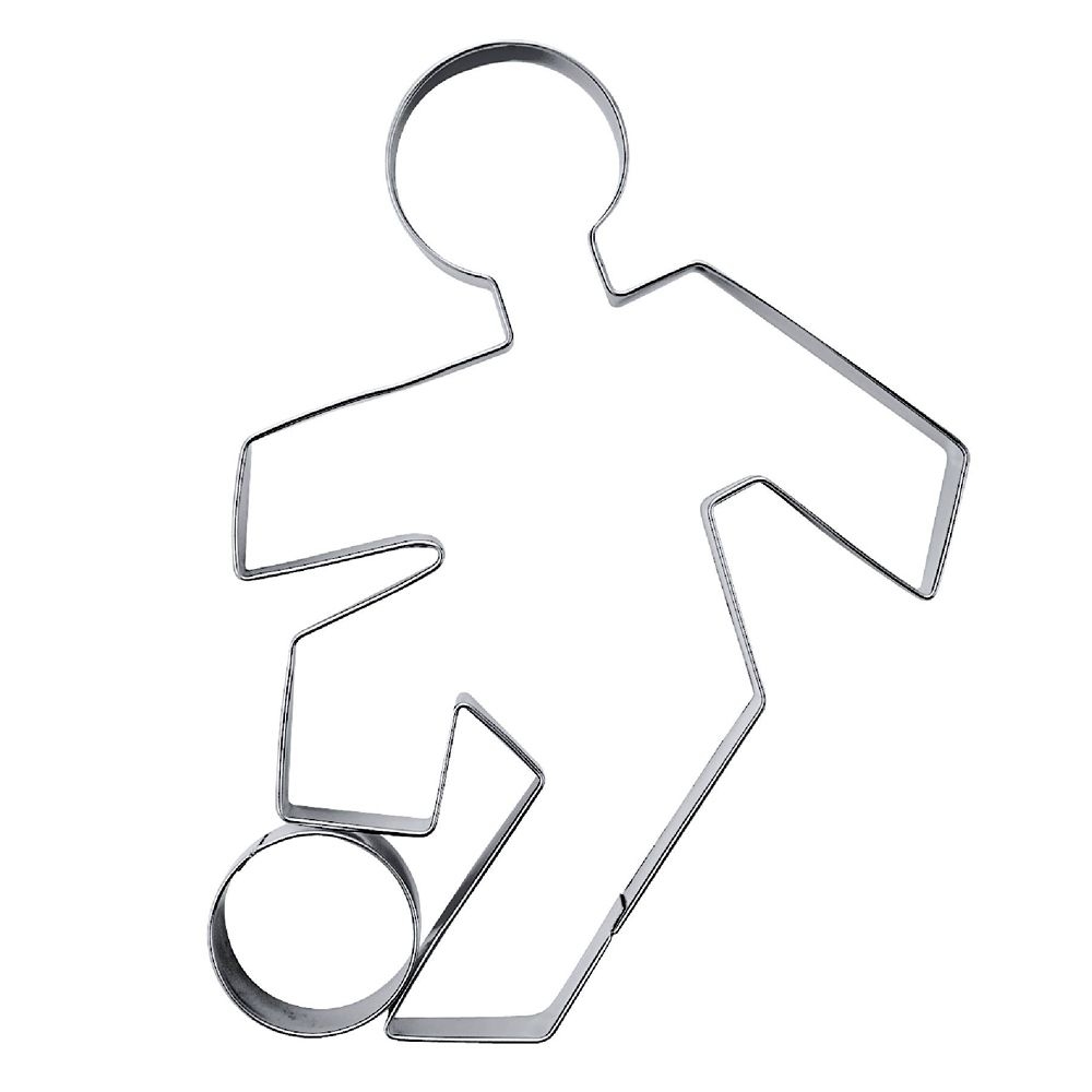 Städter - Cookie cutter Football player 9 cm Städter - Cookie cutter Football player 9 cm