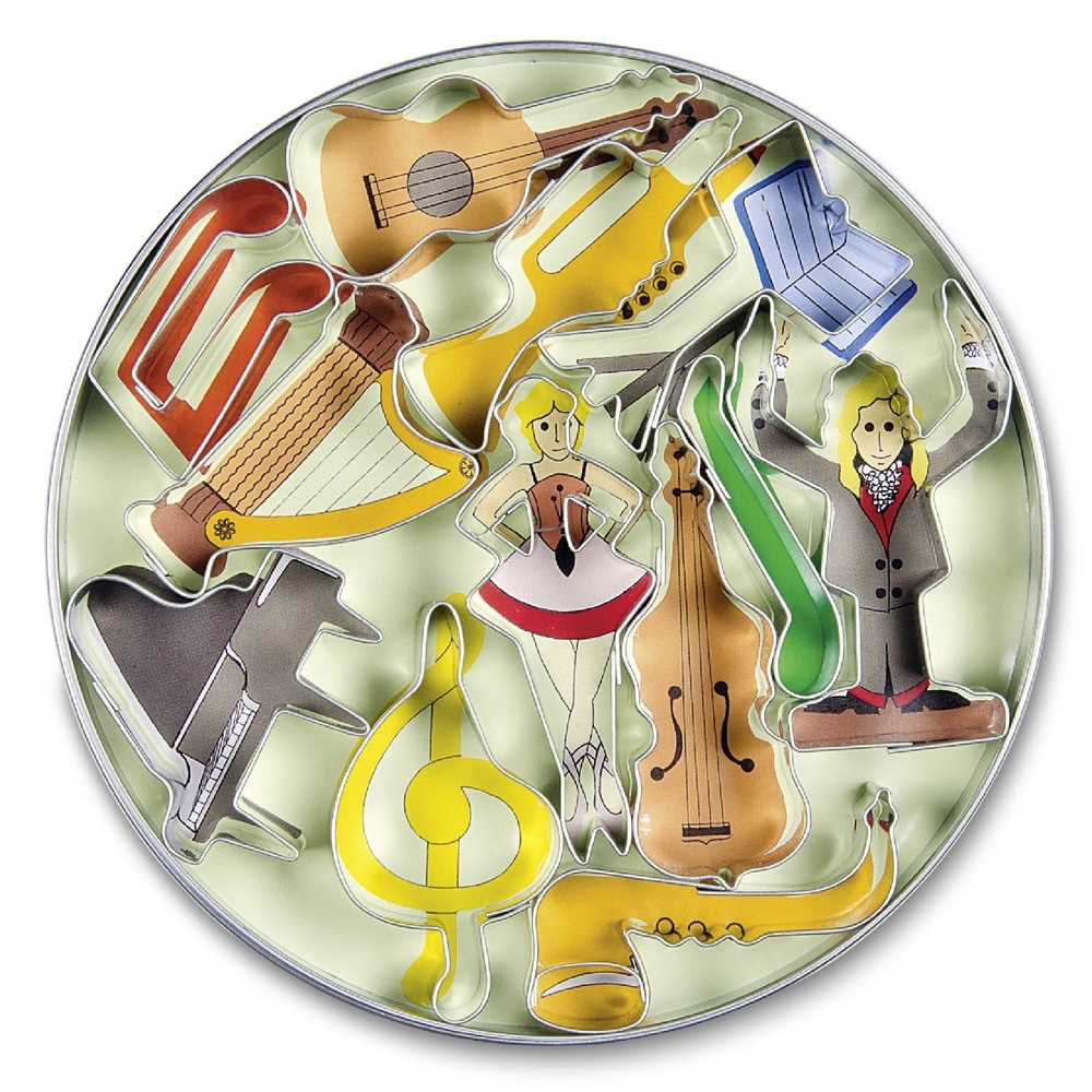 Städter - Ausstecher Musik - Set 12-teilig