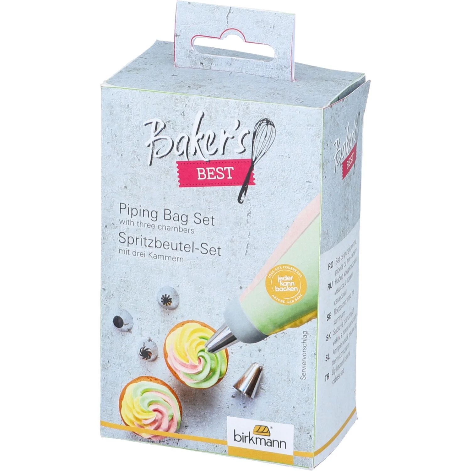 Birkmann - Baker's Best - piping bag set with 3 chambers Birkmann - Baker's Best - piping bag set with 3 chambers