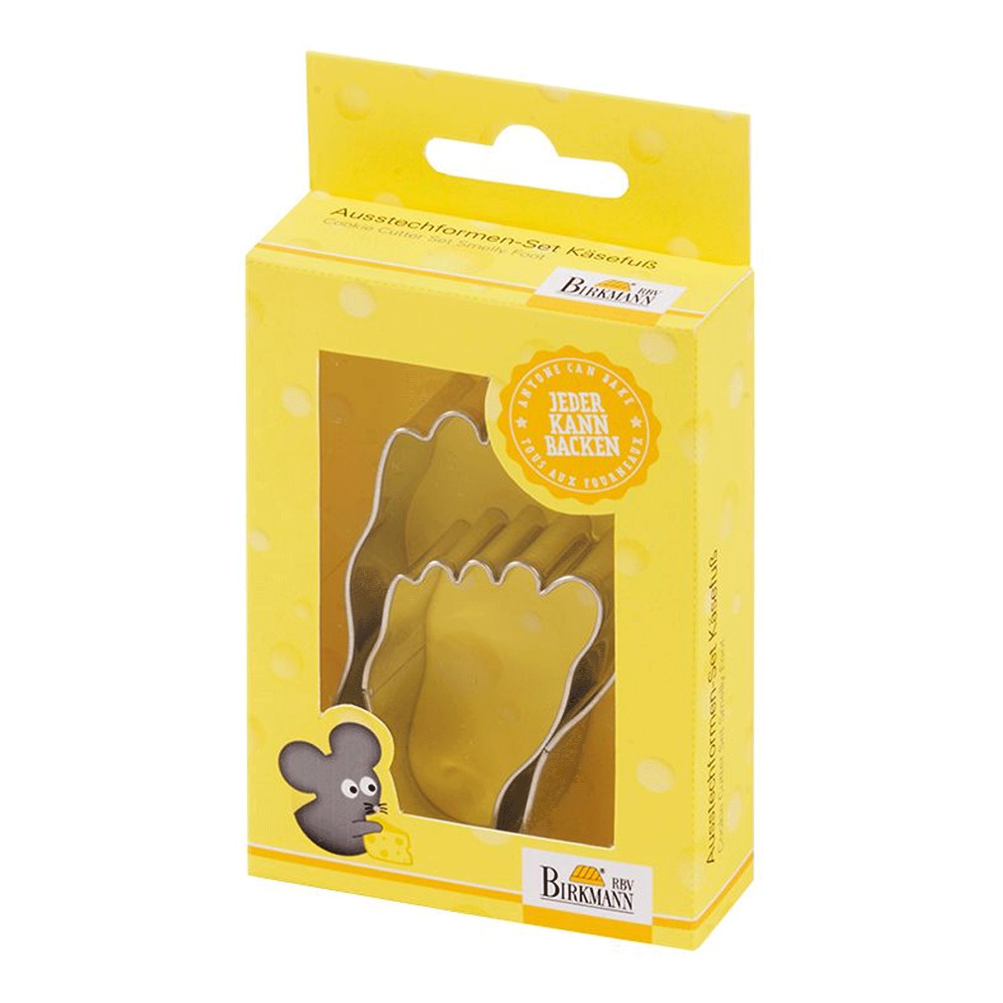 RBV Birkmann - Cookie cutter Set - Cheese Foot