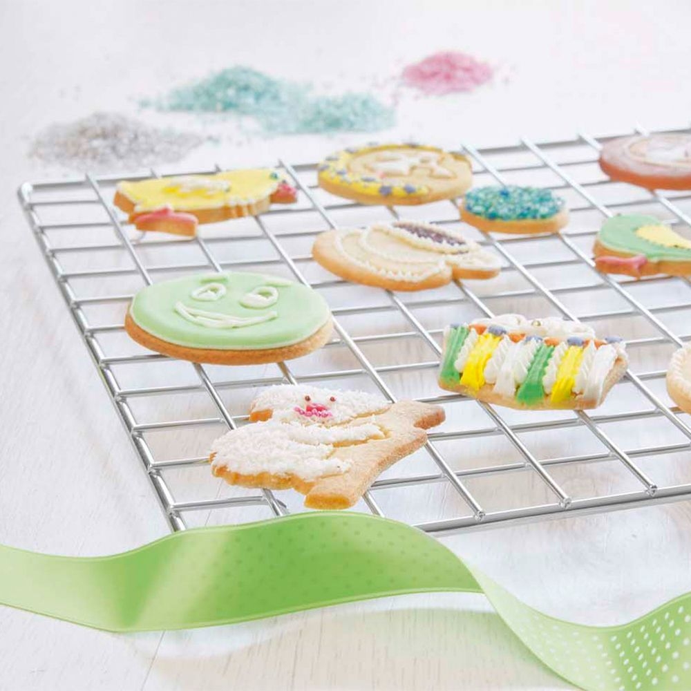 Städter - Tortengitter / Kühlgitter rechteckig mit Füßen - 45 x 32 cm