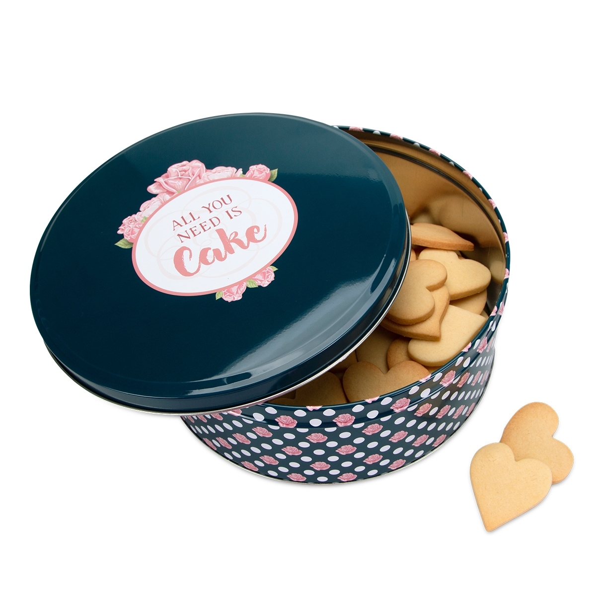 Städter - Plätzchendose - All you need is Cake  - Bunt - verschiedene Größen und Formen