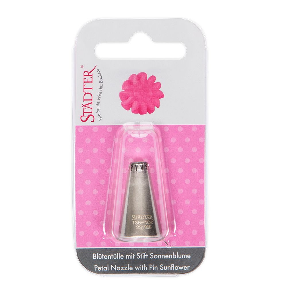 Städter - Tülle Blütentülle mit Stift / Sonnenblume - 7 mm