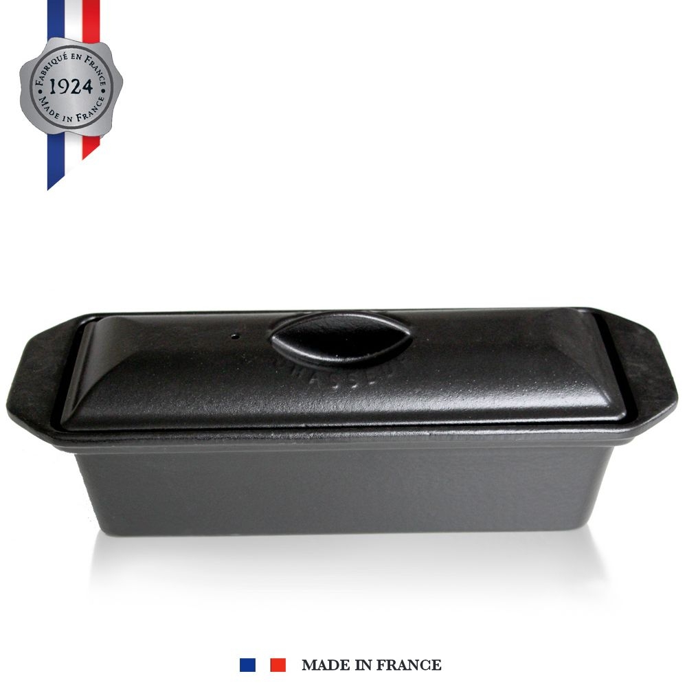 Chasseur - Gusseisen Terrine 36 x 11 cm - Schwarz