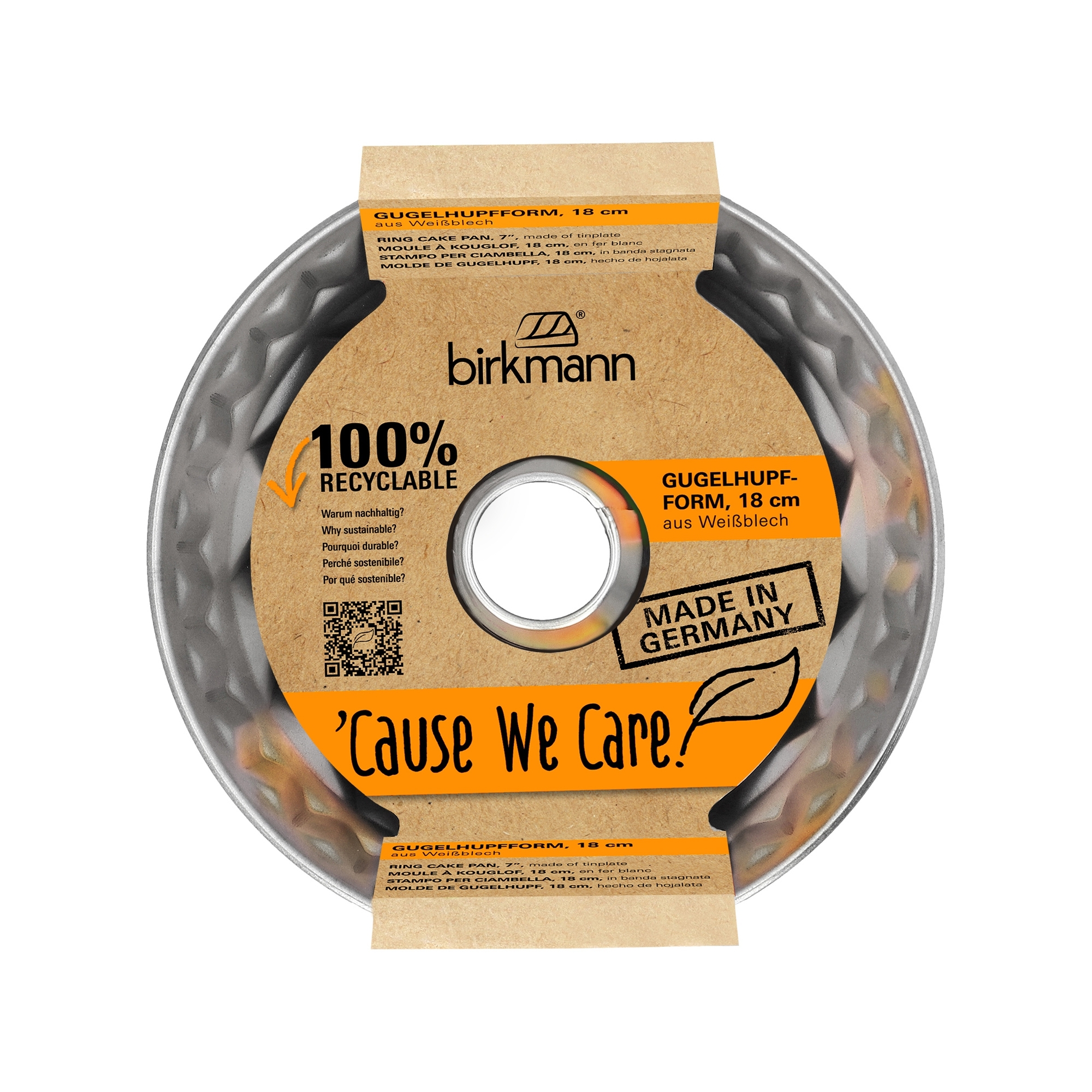 Birkmann - Ring cake pan  Ø 22 cm - Cause We Care Birkmann - Ring cake pan  Ø 22 cm - Cause We Care