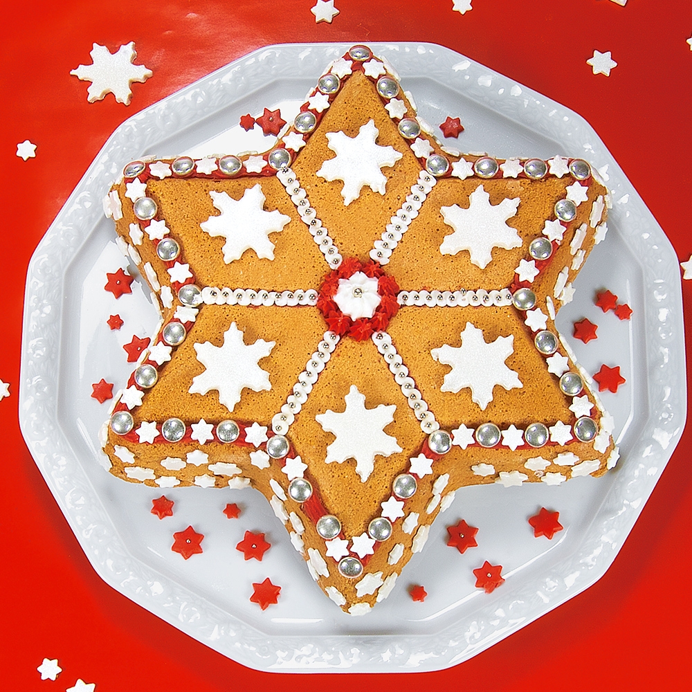 Städter - Cake mould Star - ø 9,5 / H 3 cm - Mini - 2 pieces - 50 ml Städter - Cake mould Star - ø 9,5 / H 3 cm - Mini - 2 pieces - 50 ml