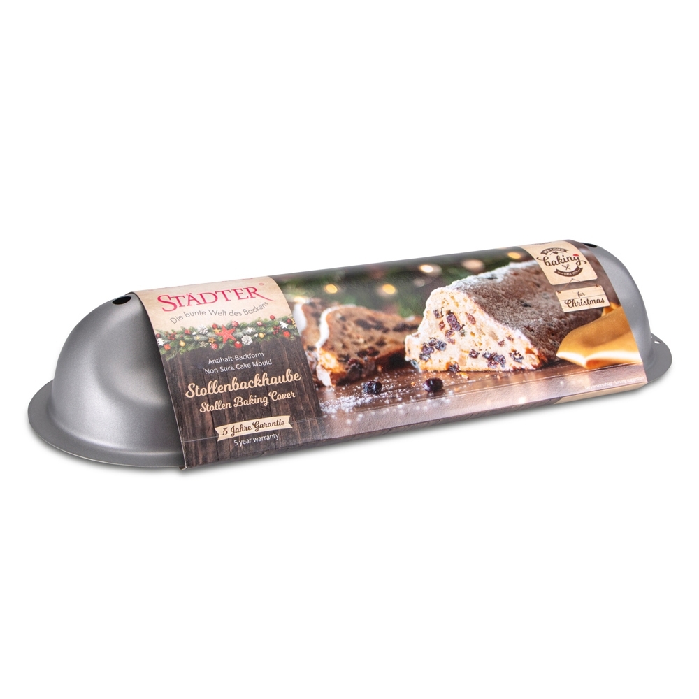 Städter - Stollenbackhaube - 37 x 12 cm / H 6,5 cm,  1500 ml