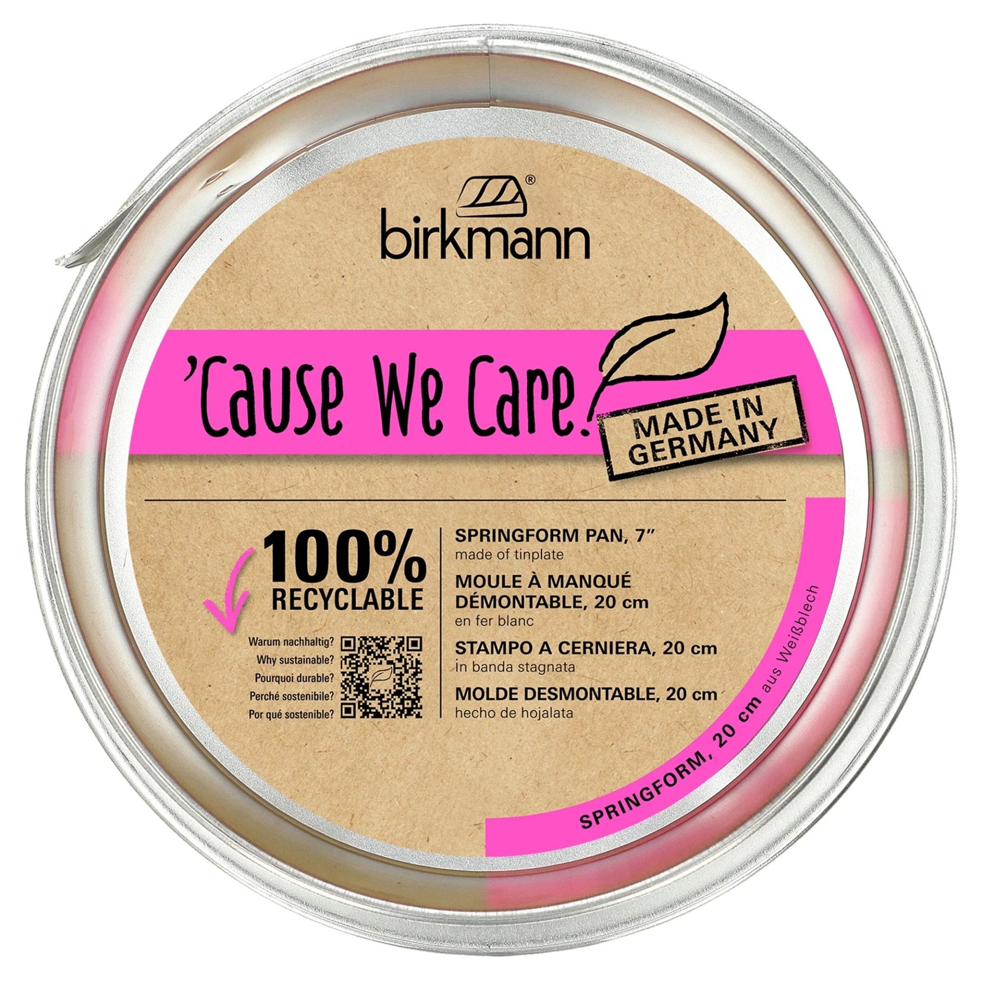 Birkmann - Baking tin Ø 20 cm - Cause We Care Birkmann - Baking tin Ø 20 cm - Cause We Care