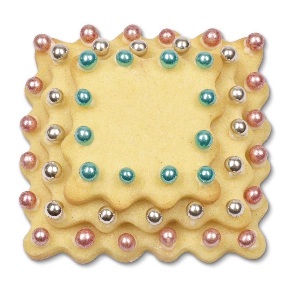 Städter - Ausstecher Quadrat 3-teiliges Set - gewellt