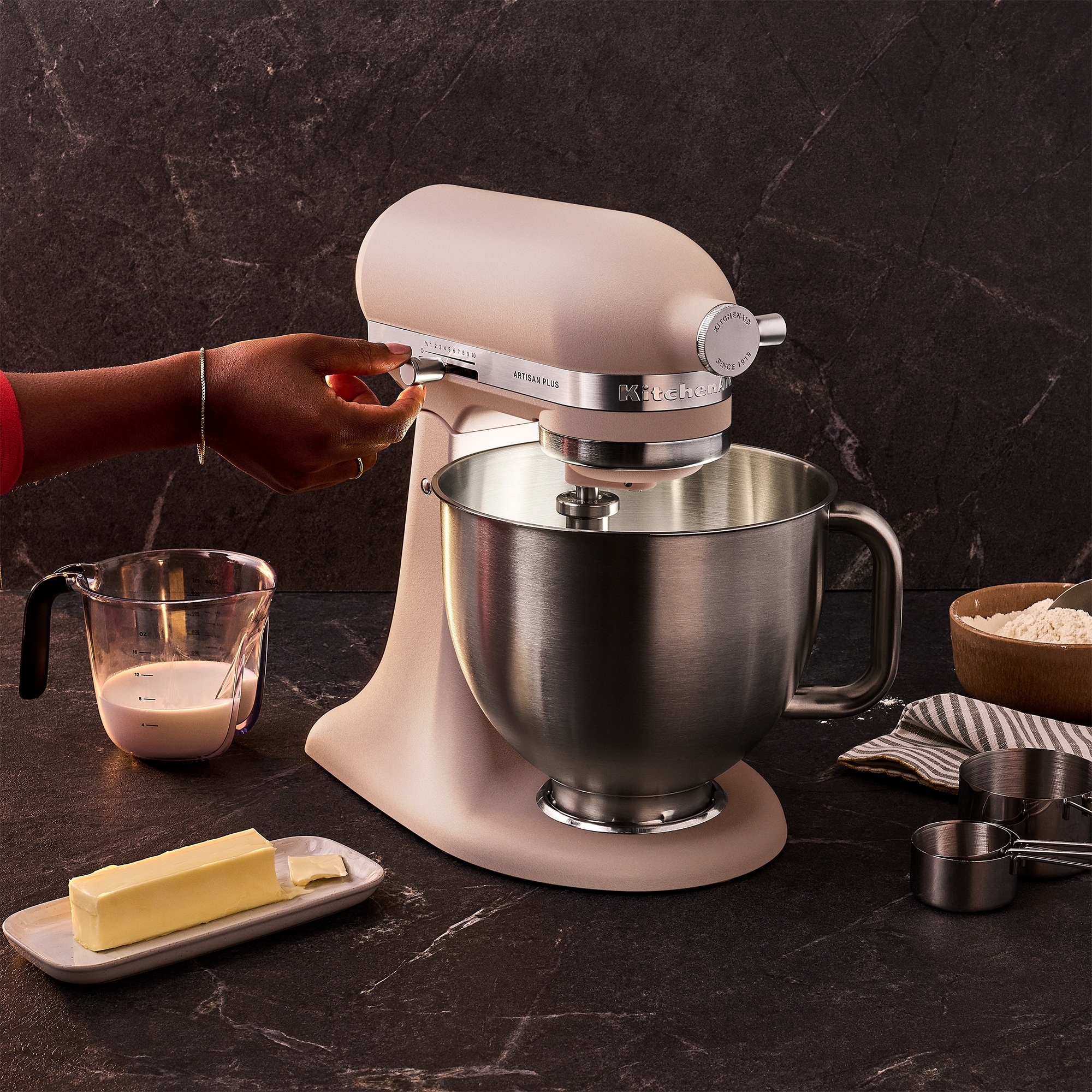 KitchenAid - Artisan Plus Küchenmaschine 5KSM50PKVEFT - Feather Pink