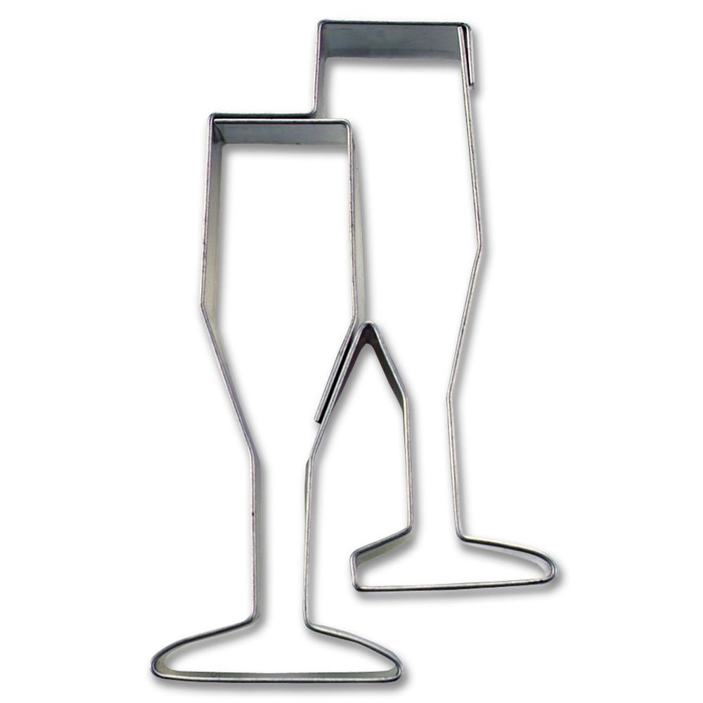 Städter - Cookie cutter Champagne glasses - 6.5 cm
