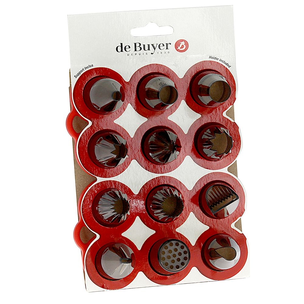 de Buyer - Satz von 12 Garniertüllen Set MIX de Buyer - Satz von 12 Garniertüllen Set MIX