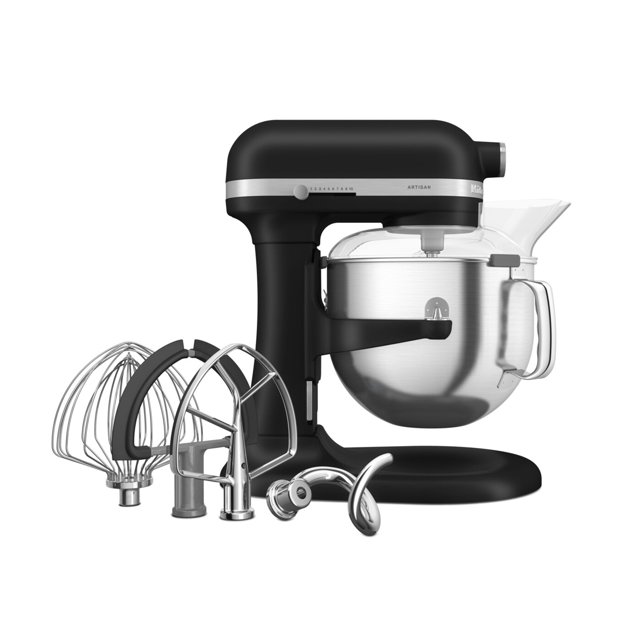 KitchenAid - Küchenmaschine 6,6 L Artisan - Matt Schwarz