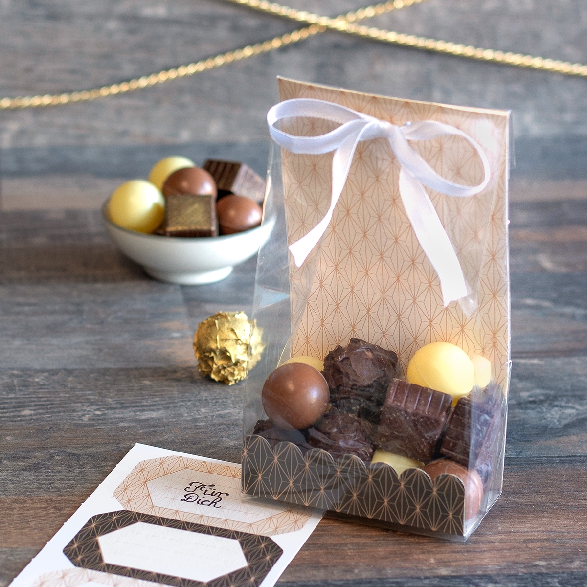 Städter - gift bag - 9 x 25 cm - set of 24 pieces - different patterns