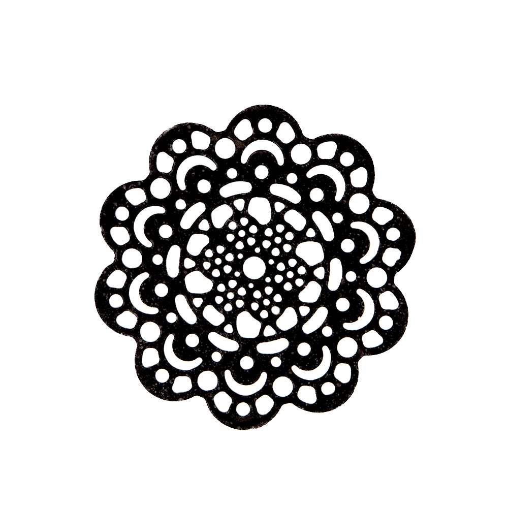 Städter - Dekormatte Blume - 39,5 x 8 cm - Silikon