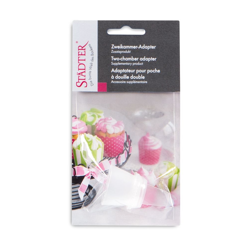 Städter - 2 chamber piping bag Coupler -  5 cm Städter - 2 chamber piping bag Coupler -  5 cm
