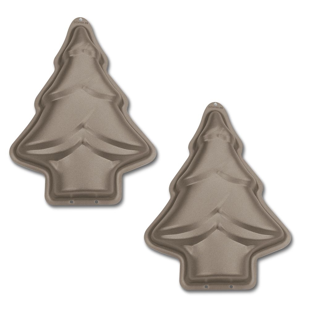 Städter - Motivbackform Tannenbaum - 8 x 11 x 2,5 cm - Mini - 2 Stück - 50 ml