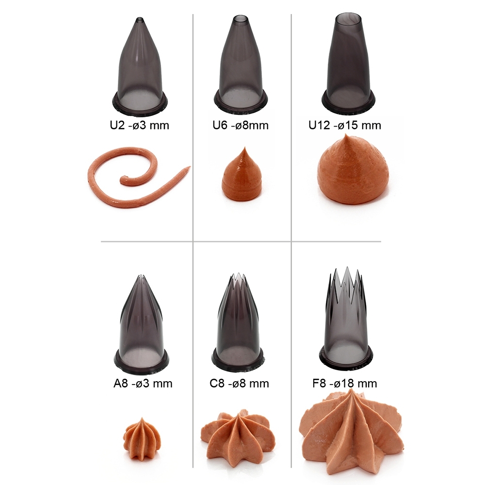de Buyer - Satz von 6 Garniertüllen Set STARTER de Buyer - Satz von 6 Garniertüllen Set STARTER