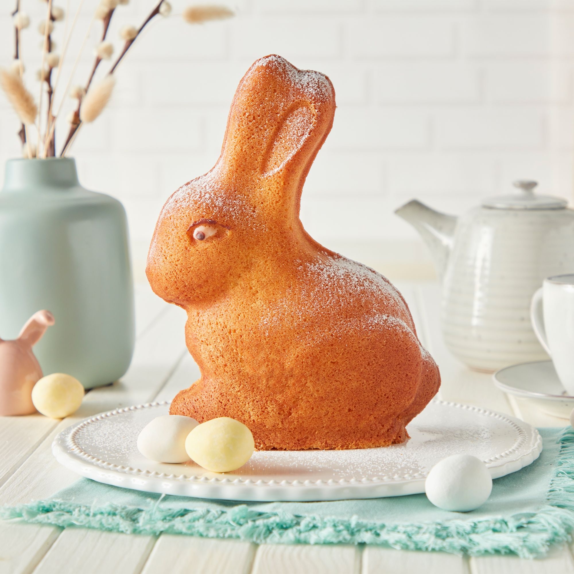 Birkmann - 3D-Backform Osterhase - All you need is spring - 24 x 24 cm - 1000 ml