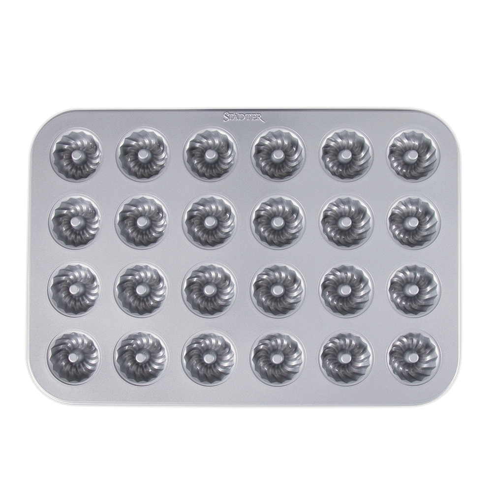 Städter - We-Love-Baking Gugelhupf ca. 38 x 26 cm Silber Konfekt
