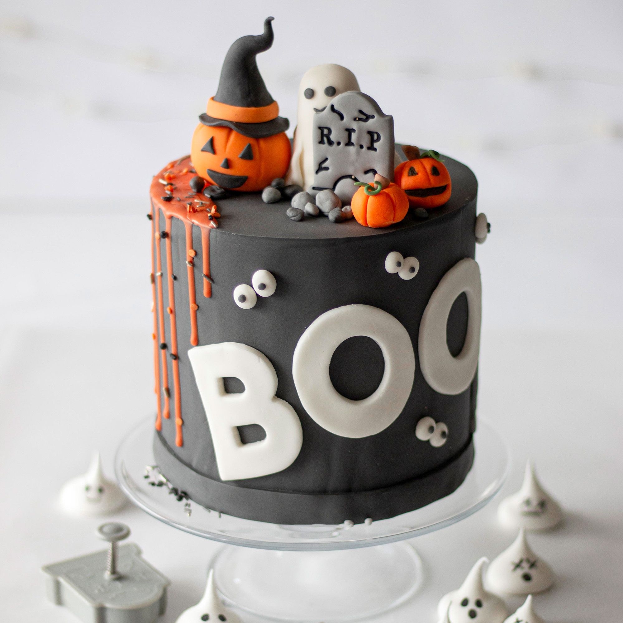 Städter - Embossing cookie cutter gravestone RIP - 6 cm